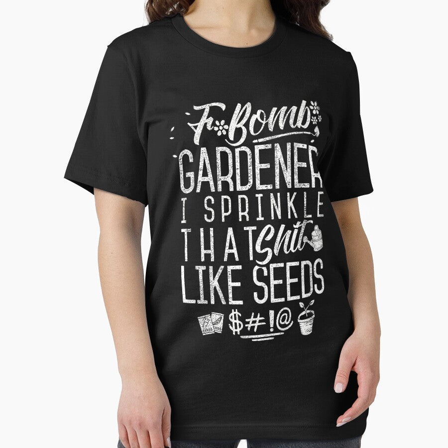Retro F-Bomb Gardener I Love Plants Lover Gardening Cute Garden Lover by shoptshirtswag