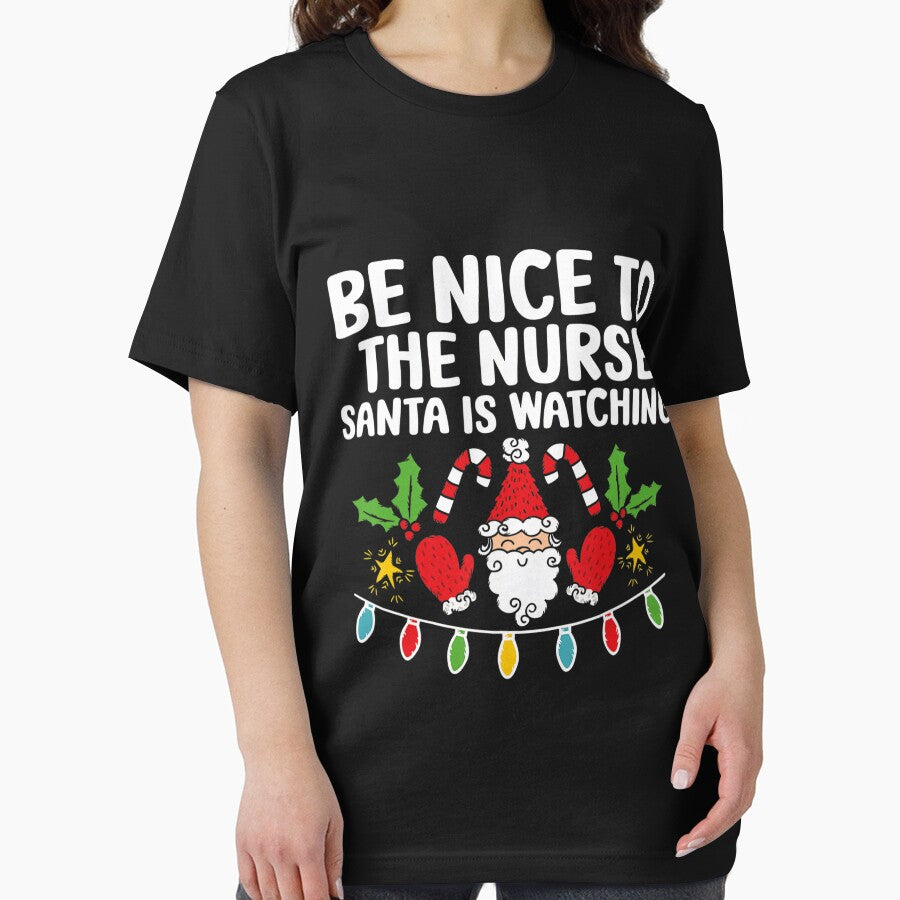 Be The Watching Classic Christmas To Nice is Nurse Nurse Vintage Santa Retro by FrankyTepper