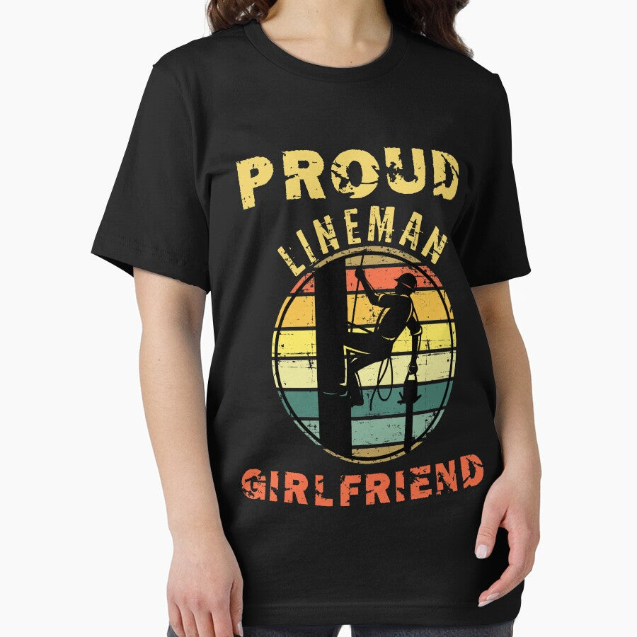 Proud Lineman Girlfriend Gifts For Linemans Family by berenger04