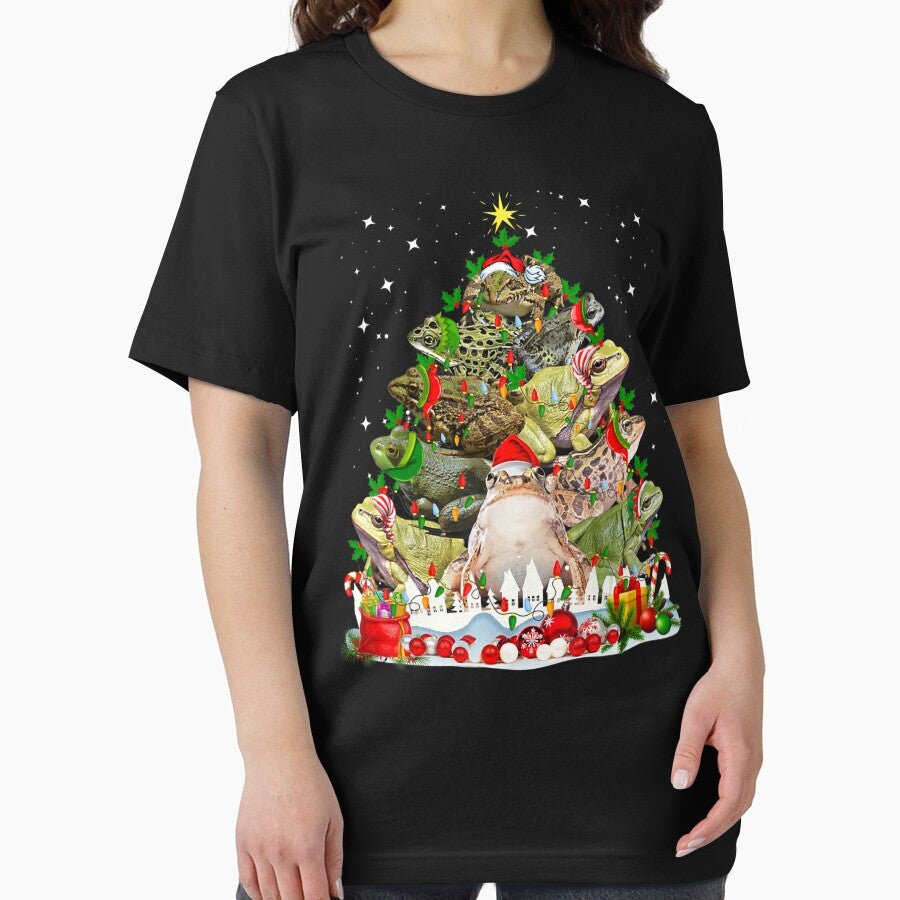 Funny Frog Christmas Tree Xmas by Nguyenhaithanh