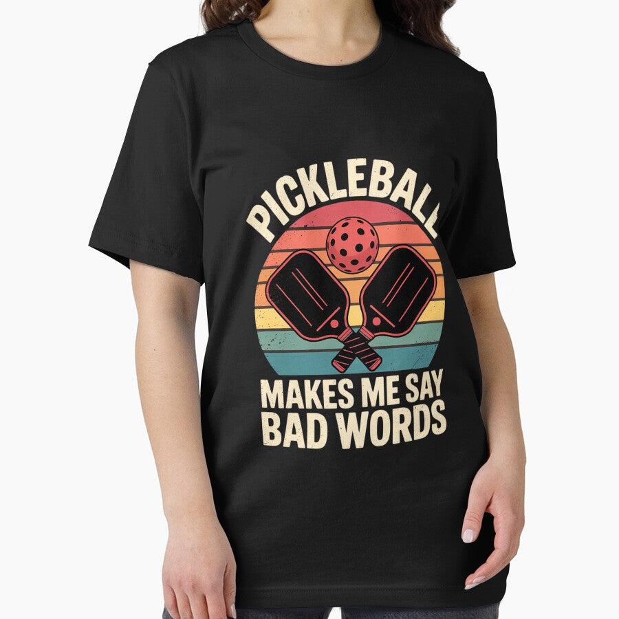 Pickleball Make Me Say Bad Words Dad Mom by THagBlue