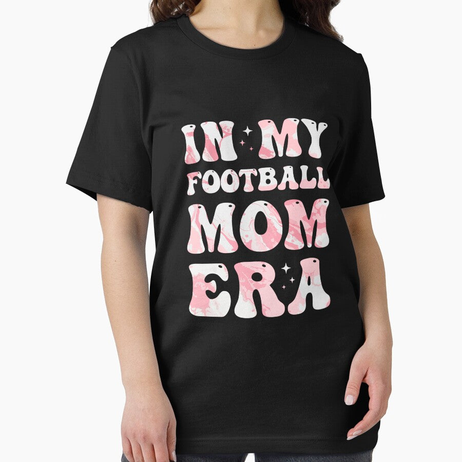 In My Football Mom Era Colorful Football Mama by RareBunny