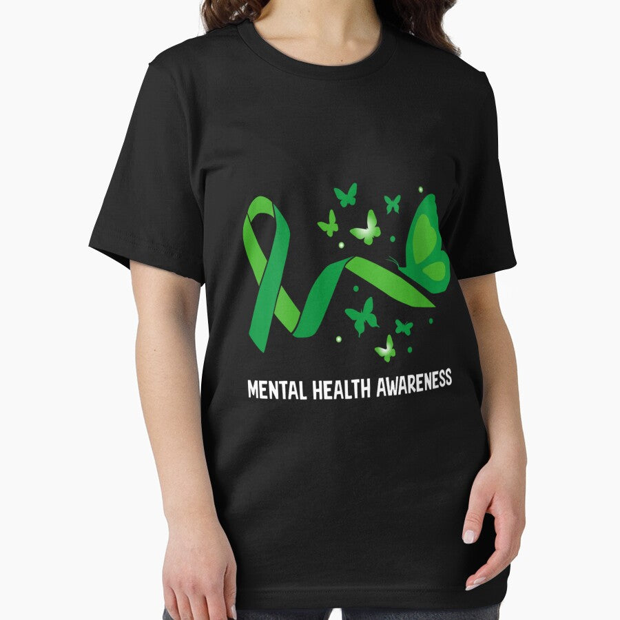 Mental Health Awareness Butterfly T-Shirt by VioraShopNow