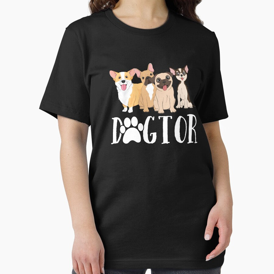 Dogtor Funny Dog Doctor Vet Tech Veterinarian Women Girls by 14thFloor