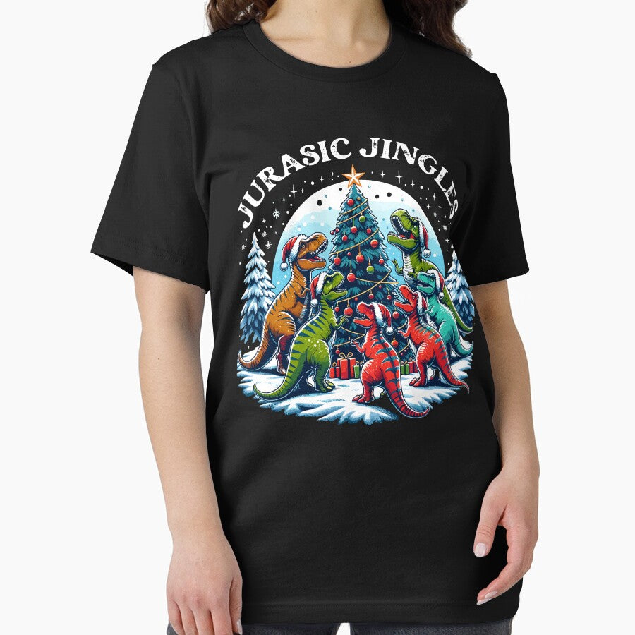 Prehistoric Holiday Gathering - Jurasic Jingles by Quirky Shirts