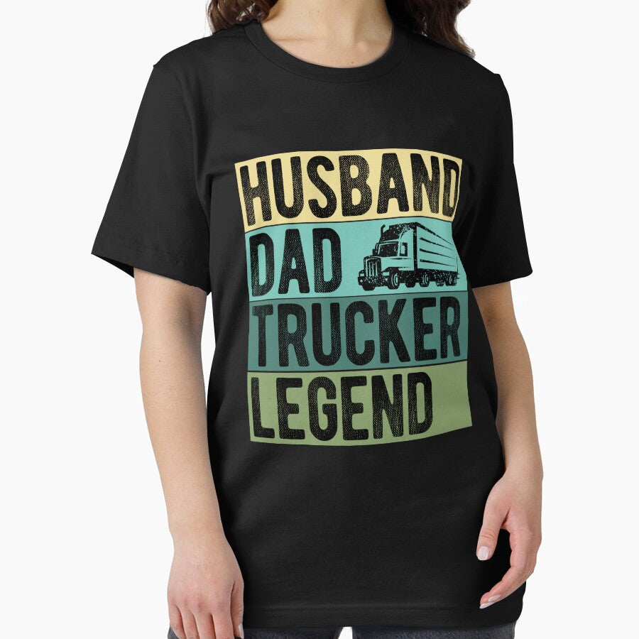 Husband Dad Trucker Legend by Trendscape