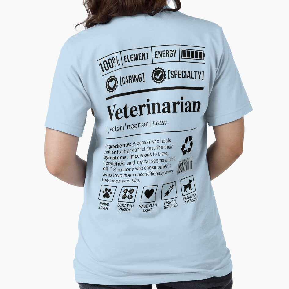 Funny Veterinarian Definition Label Vintage | Vet Gift | Animal Doctor by pretty4u