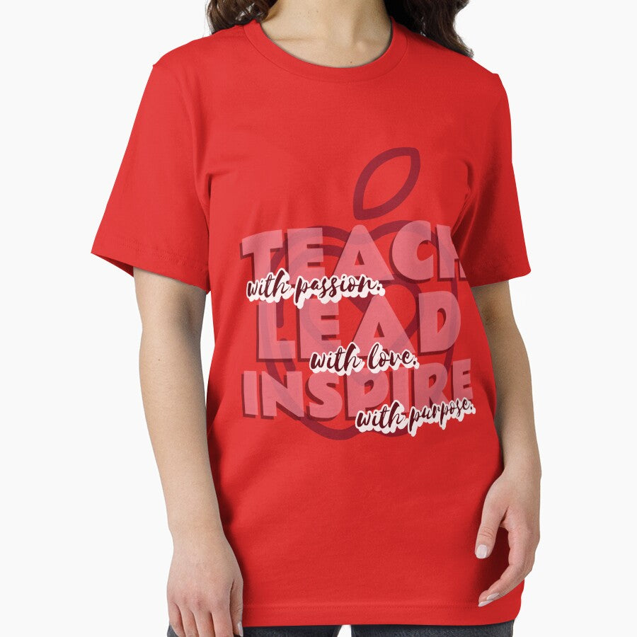 Teach With Passion, Lead With Love, Inspire With Purpose Greatest Teacher by HeavenlyHuesStudio