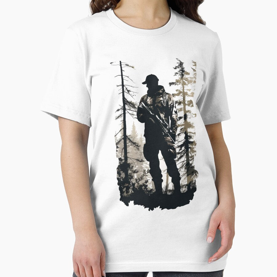 Hunter at the Ready in the Forest by TamarackFlair