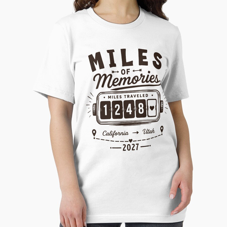 Miles Of Memories Road Trip Camper Adventure Design by TeeVerse27