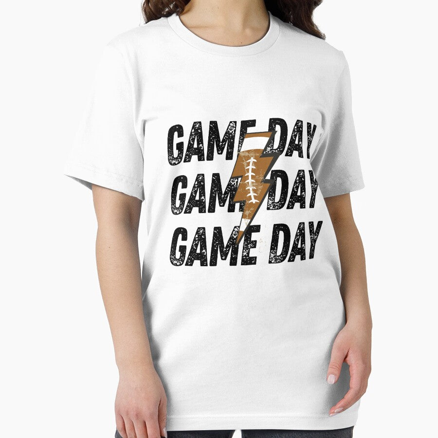 Game Day Lightning Print, Vintage Gameday Football by FamilyGlowStore