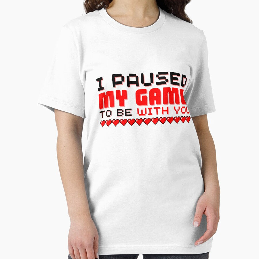 I Paused My Game To Be With You, Funny Valentine Day Gamer by Colors nature