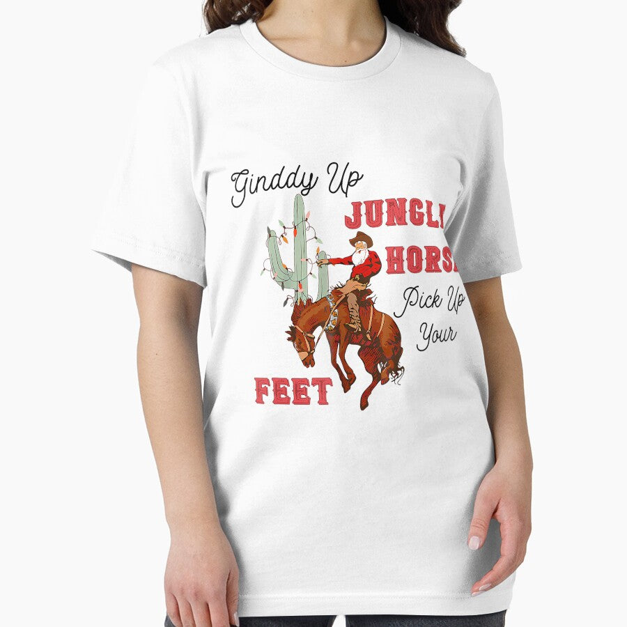 Giddy Up Jingle Horse Pick Up Your Feet Santa Christmas Xmas by NetlandWewerka