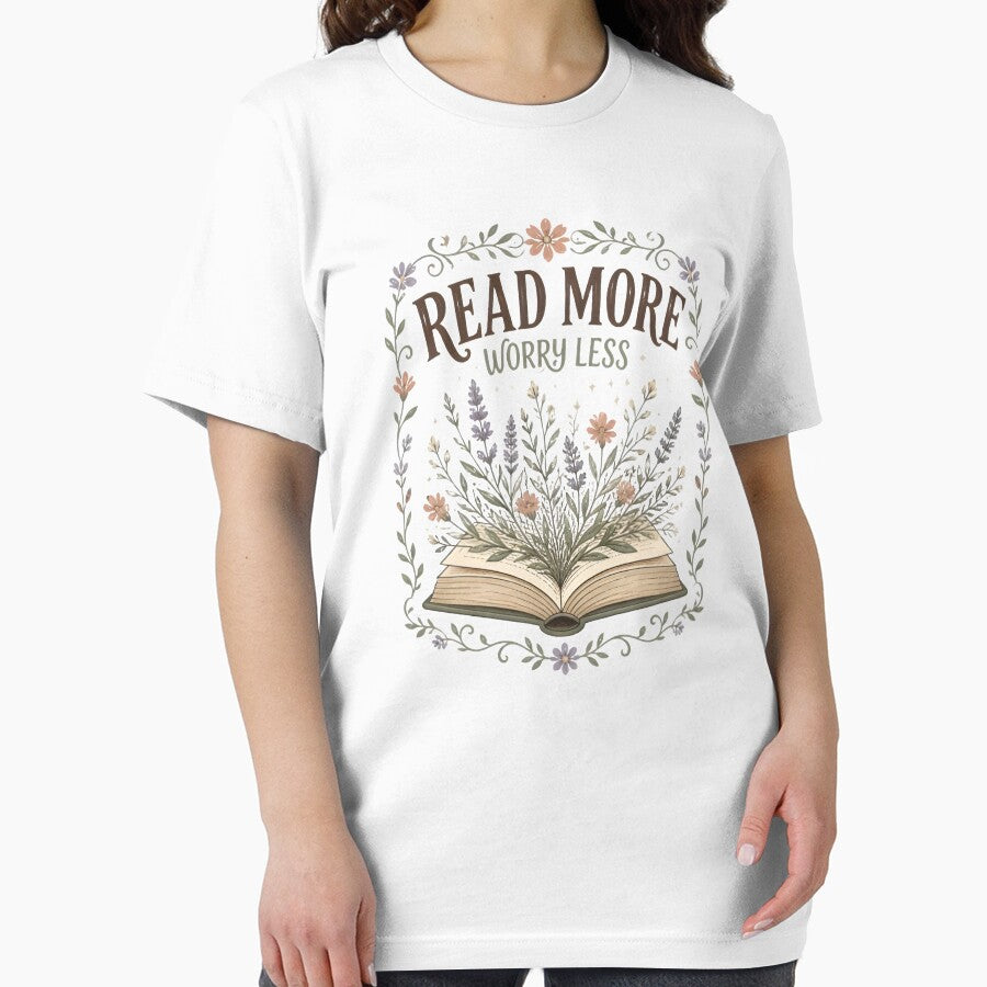 Read More Worry Less Botanical Bookish Design by DESIGNNOUR