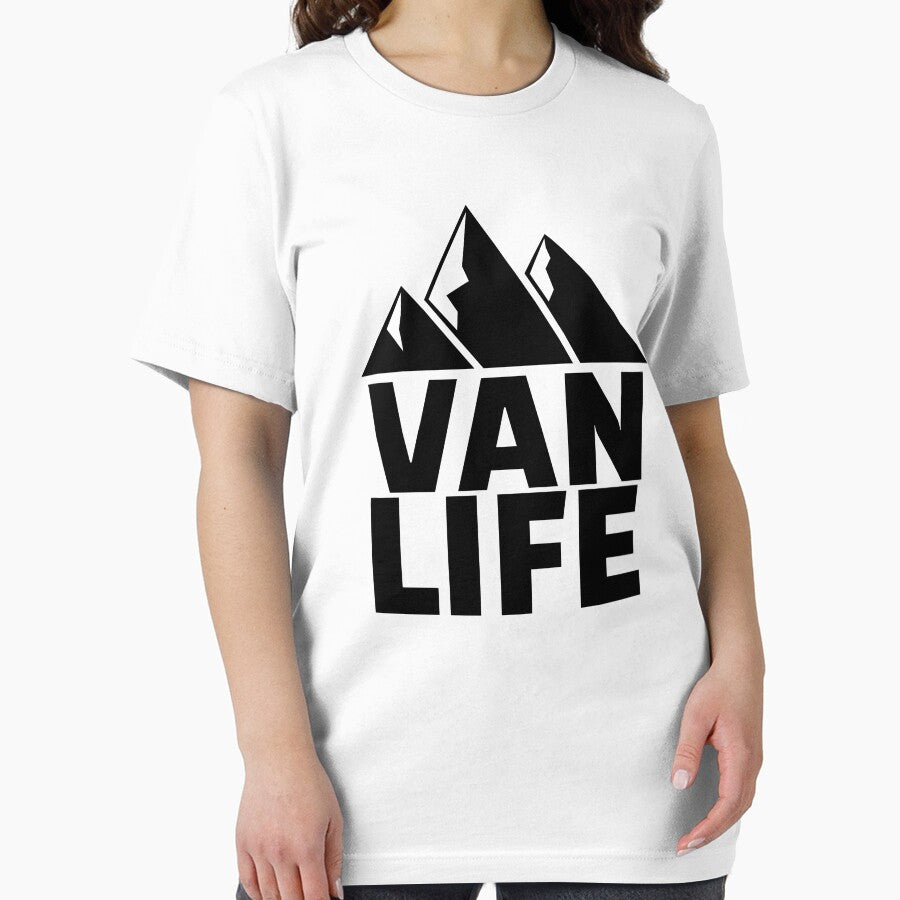 Van Life Mountain Range Black Graphic Image by DARBOL-DESIGN