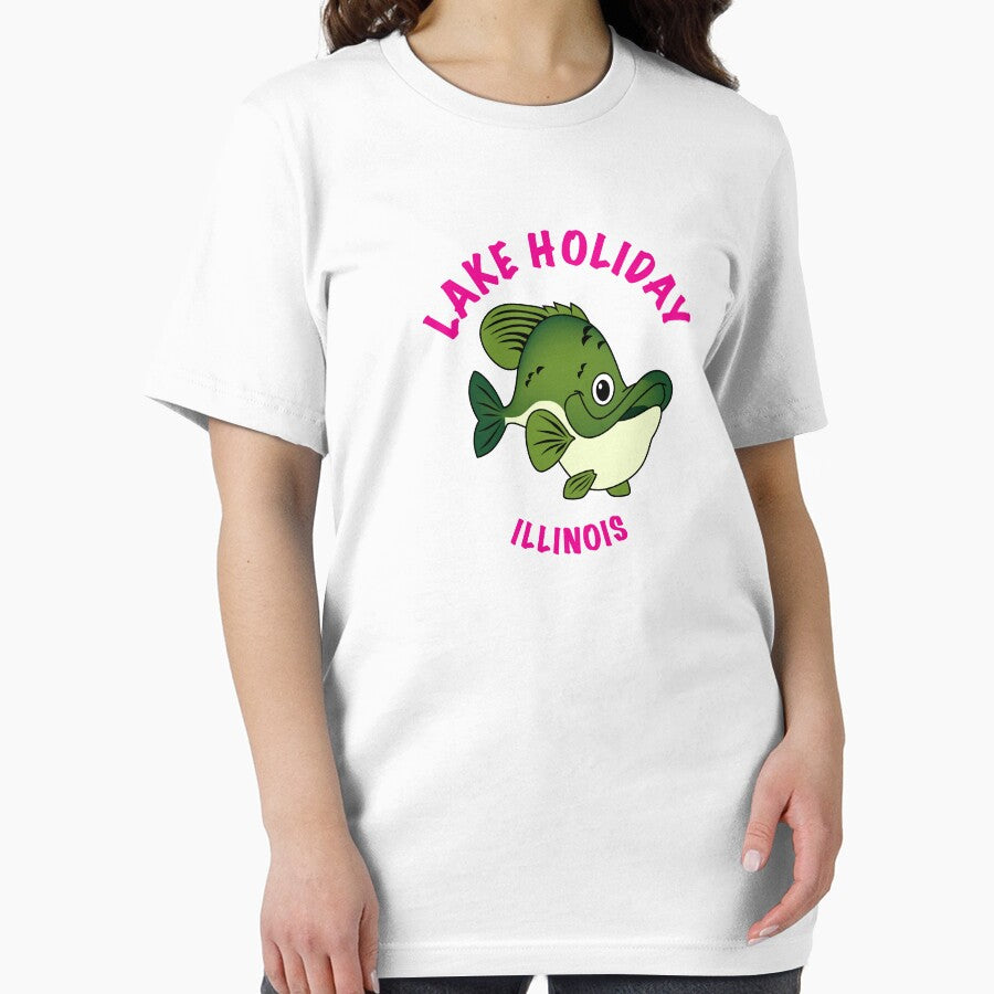 Copy of Lake Holiday - Happy Crappie - Pink by BlueSkyTheory