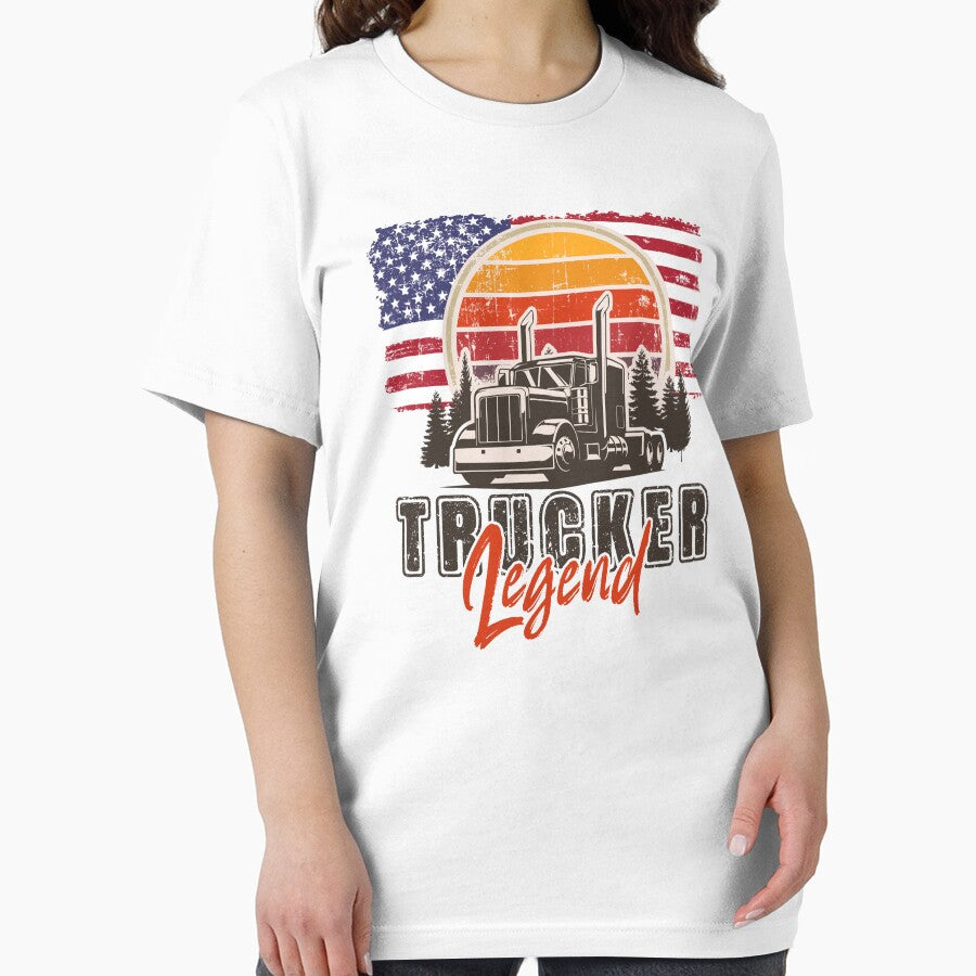 USA truck drivers, Husband dad trucker  legend by HomeCoquette