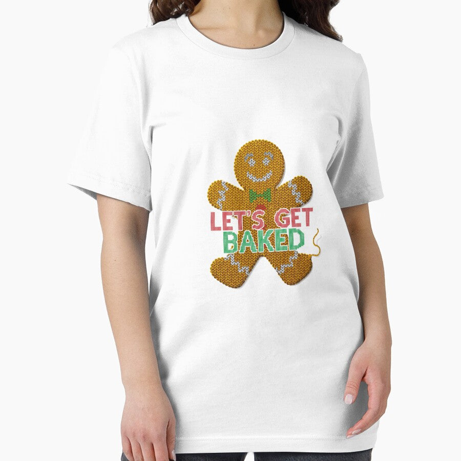 Let's Get Baked Gingerbread Man ugly christmas funny by Seas Wanda