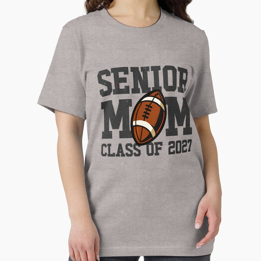 Senior Mom Class Of 2027 Football Mom Gear by DynamicDesign