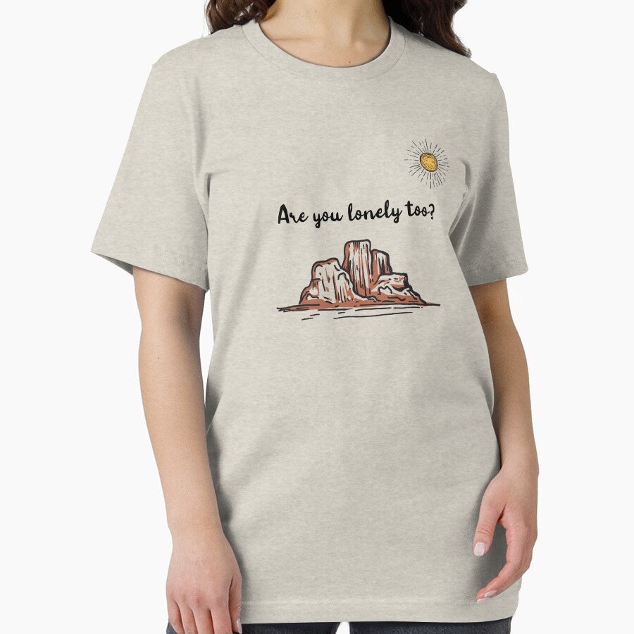 Lonely Desert Rock by haArtBook Unisex