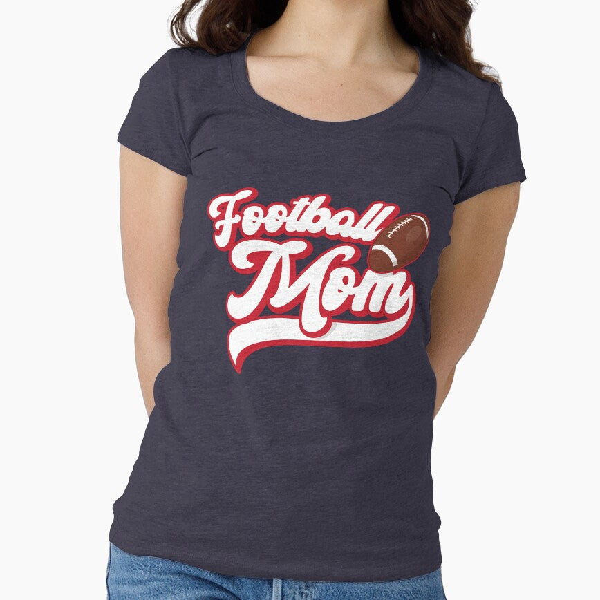 Football Mom Nautical Blue and Red by Hixon House