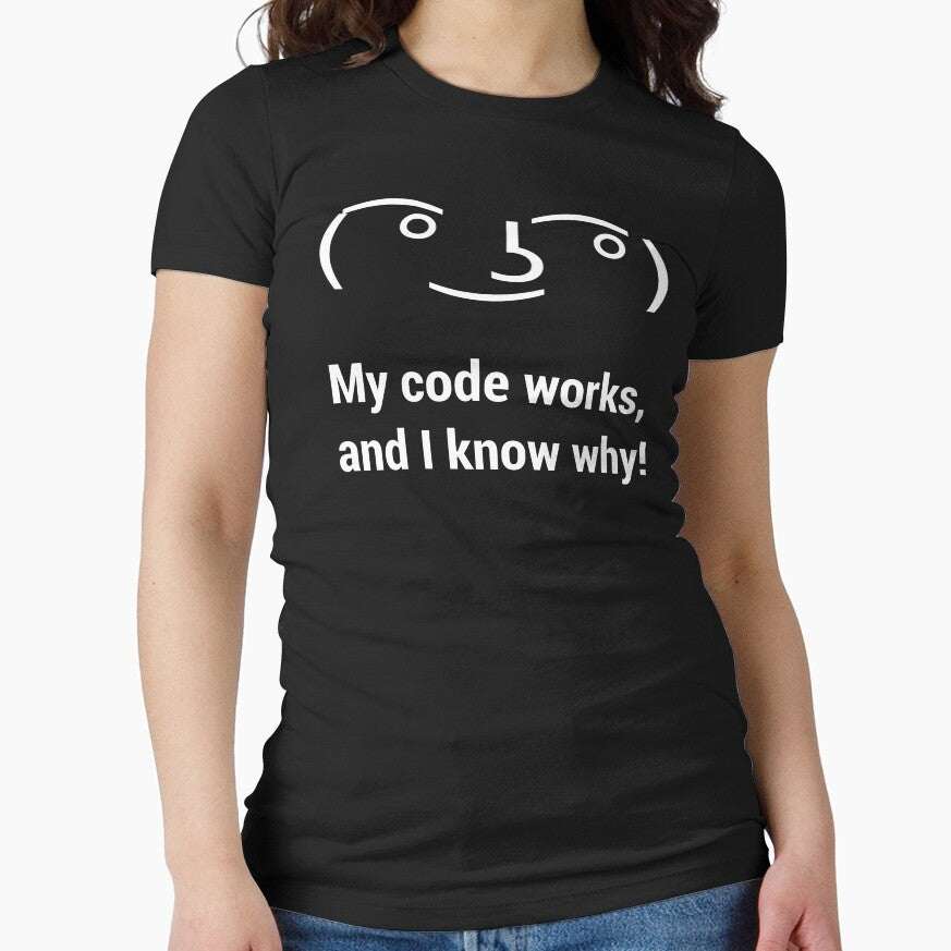 My code works, and I know why! - White Text Design for Confident Programmers by geeksta