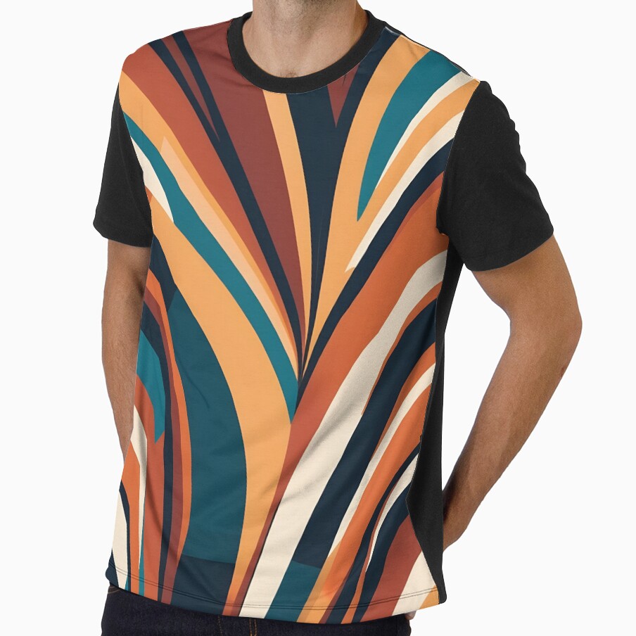 Groovy 70s Vintage Retro Stripes Phone Case | Wavy and Bold Retro Design by Artophilists