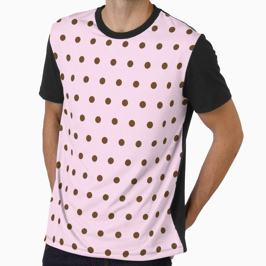 Pink & Brown Polka Dot by StudioKitti
