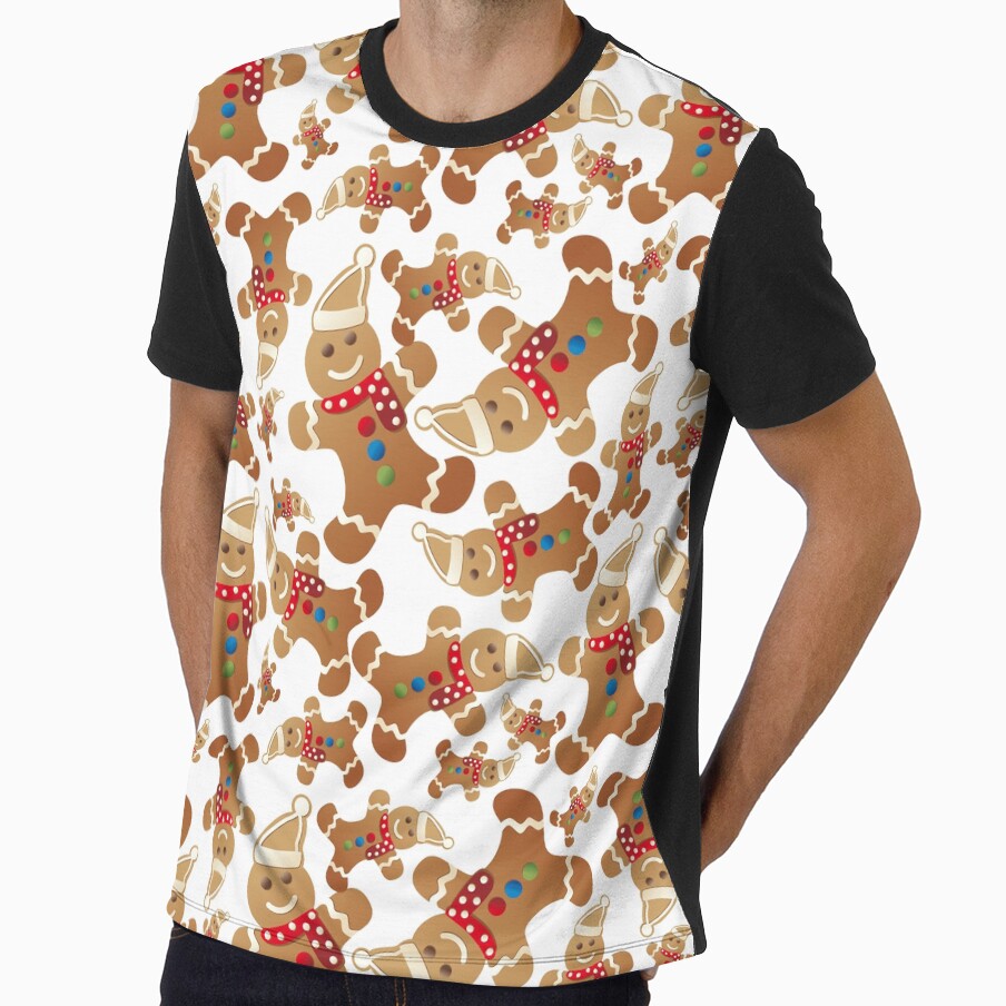 Gingerbread Christmas seamless pattern by natropycals