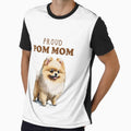 Proud Pom Mom – Cute Pomeranian Dog Illustration by Petals & Paws by Mari