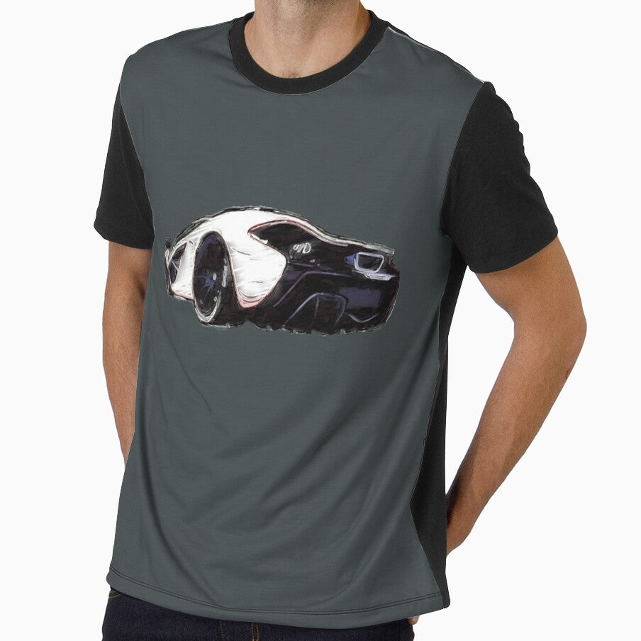 Super Sports Car White Mc laren by Family4 Art Designs