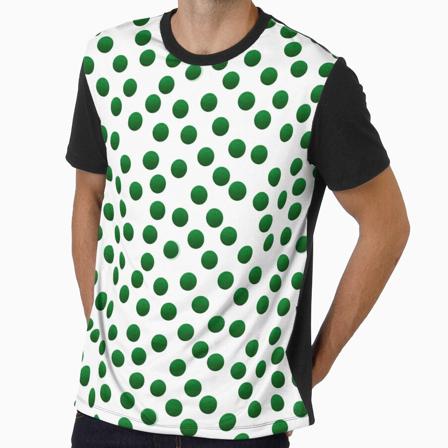 Forest Green Polka Dot Phone Case Gift for Her | Scattered Green Dot Pattern Tote Bag for Mom | Minimalist Emerald Dotted Journal for Student | Green Polka Dot Throw Blanket by VivaFy