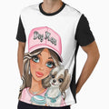 Cute Dog Mom Sparkly Pink by AshandAnna
