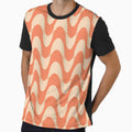 Peach Coastal Ripple Pattern by Piotrek0001