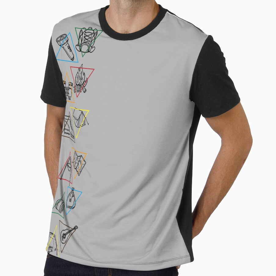 van life equipment t-shirt by maamonshe