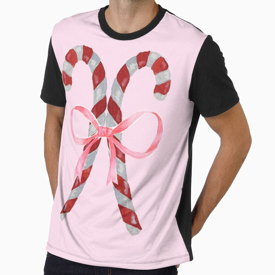 Candy Canes with Pink Bow by bowsbotanicals