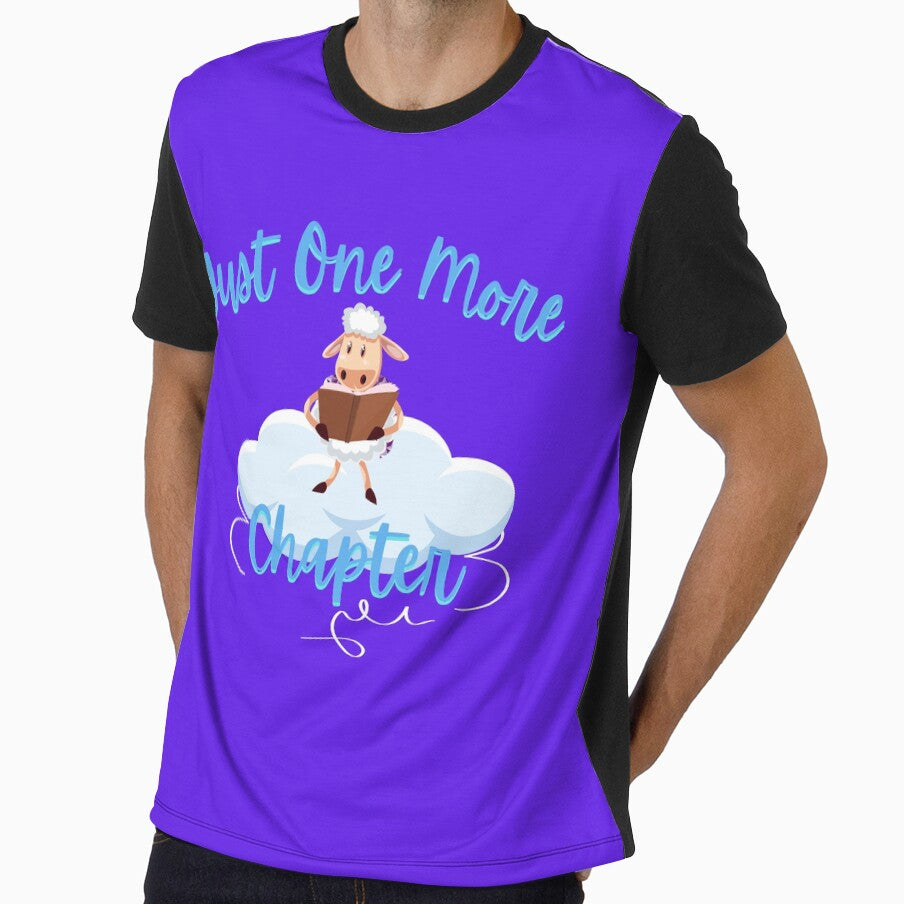 Just One More Chapter Sheep Reading (purple) by Novelty-Shirts
