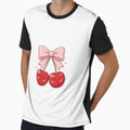 Coquette Cherry Pink Bow Cute by mochiMooco