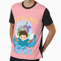 Just One More Chapter Boy Reading (pink) by Novelty-Shirts