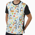 Penguin Sandwich Lunch Pattern by Soft Berry Studio