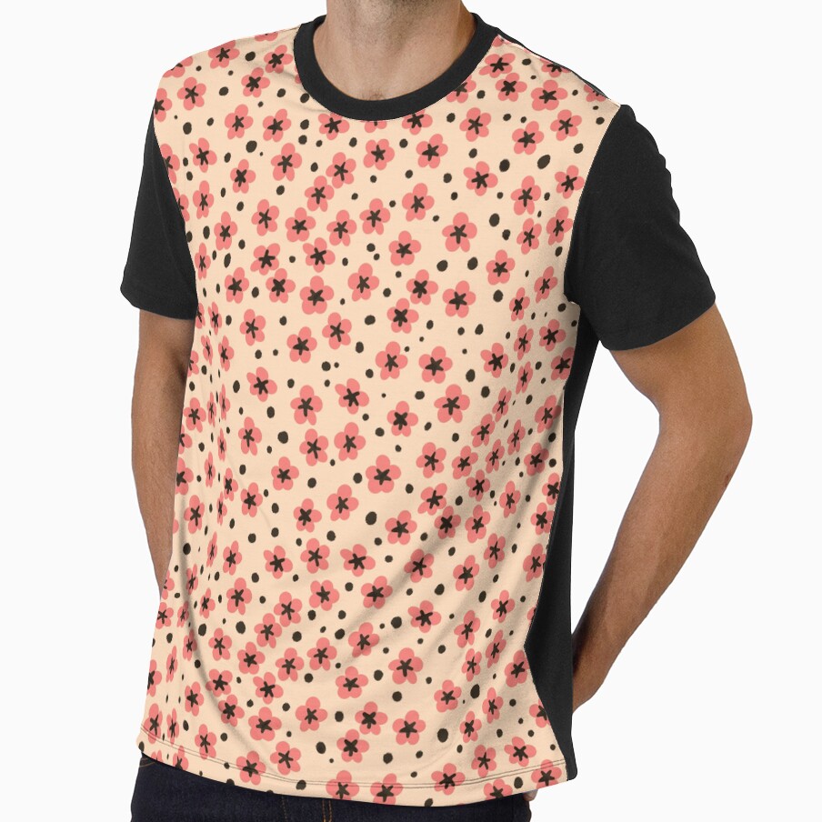 Pink Floral Ditzy by Honey Crystal Fashion and Homegoods