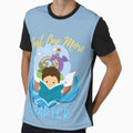 Just One More Chapter Boy Reading (light blue) by Novelty-Shirts