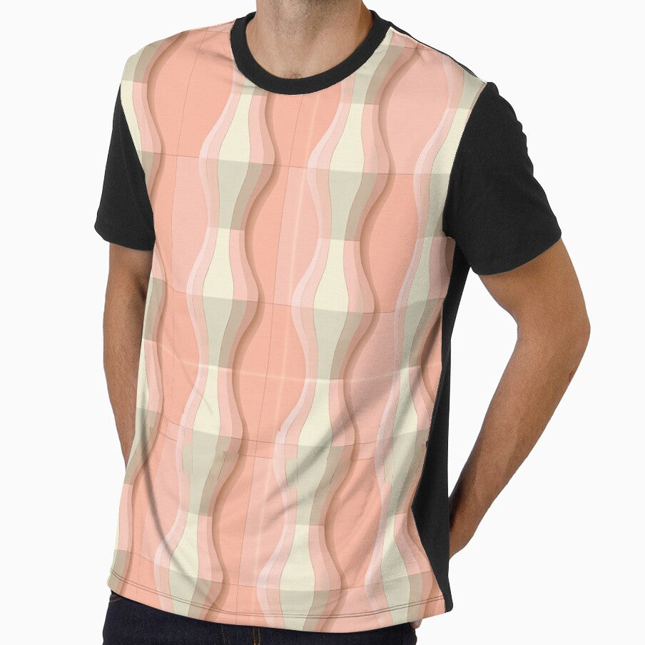 Blushing Pink Geometric Pill Pattern by Piotrek0001