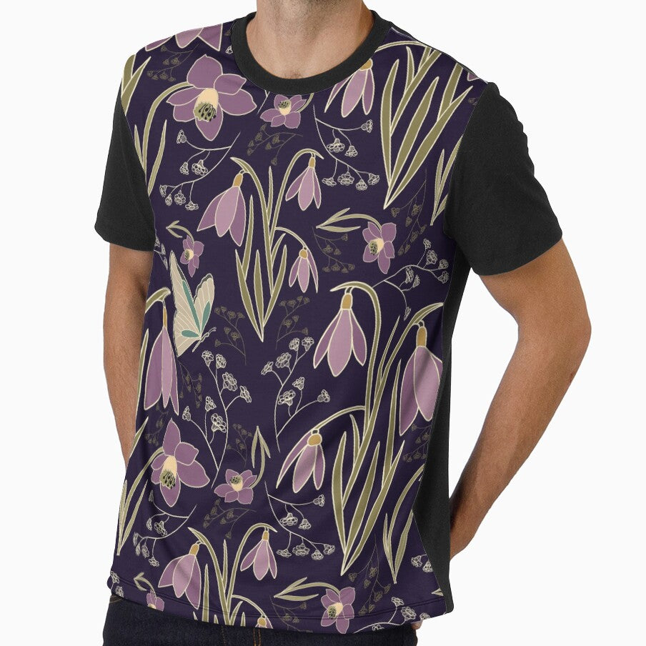 Summer florals and butterflies, Spring garden flowers by ahahdodo