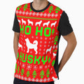 Ho Ho Husky, Christmas Dog Husky Pattern by ACC