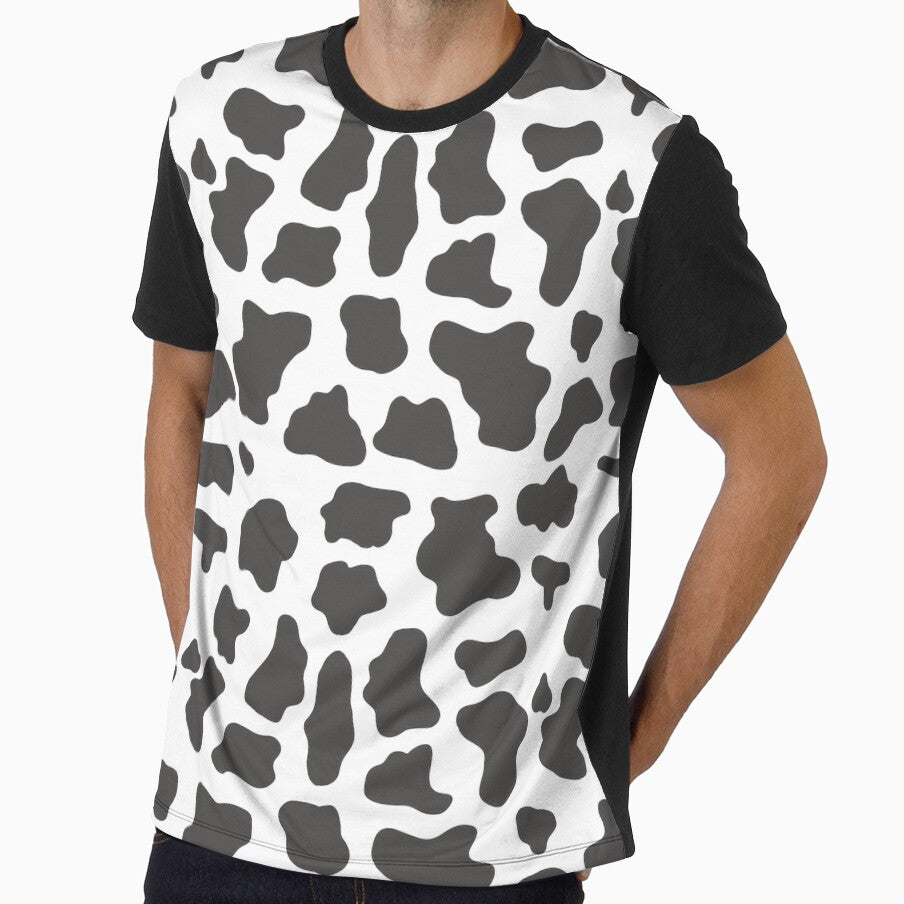 Black Cow Print by Luluprojects
