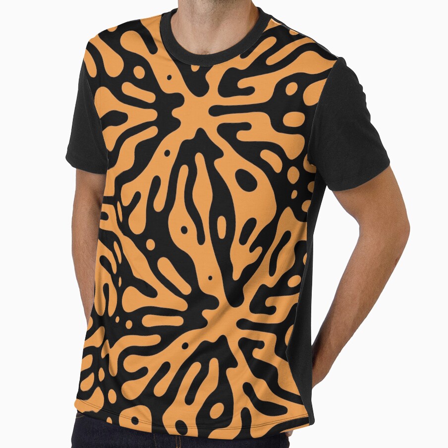Pale Tangerine Orange Summer Pattern by madtoyman