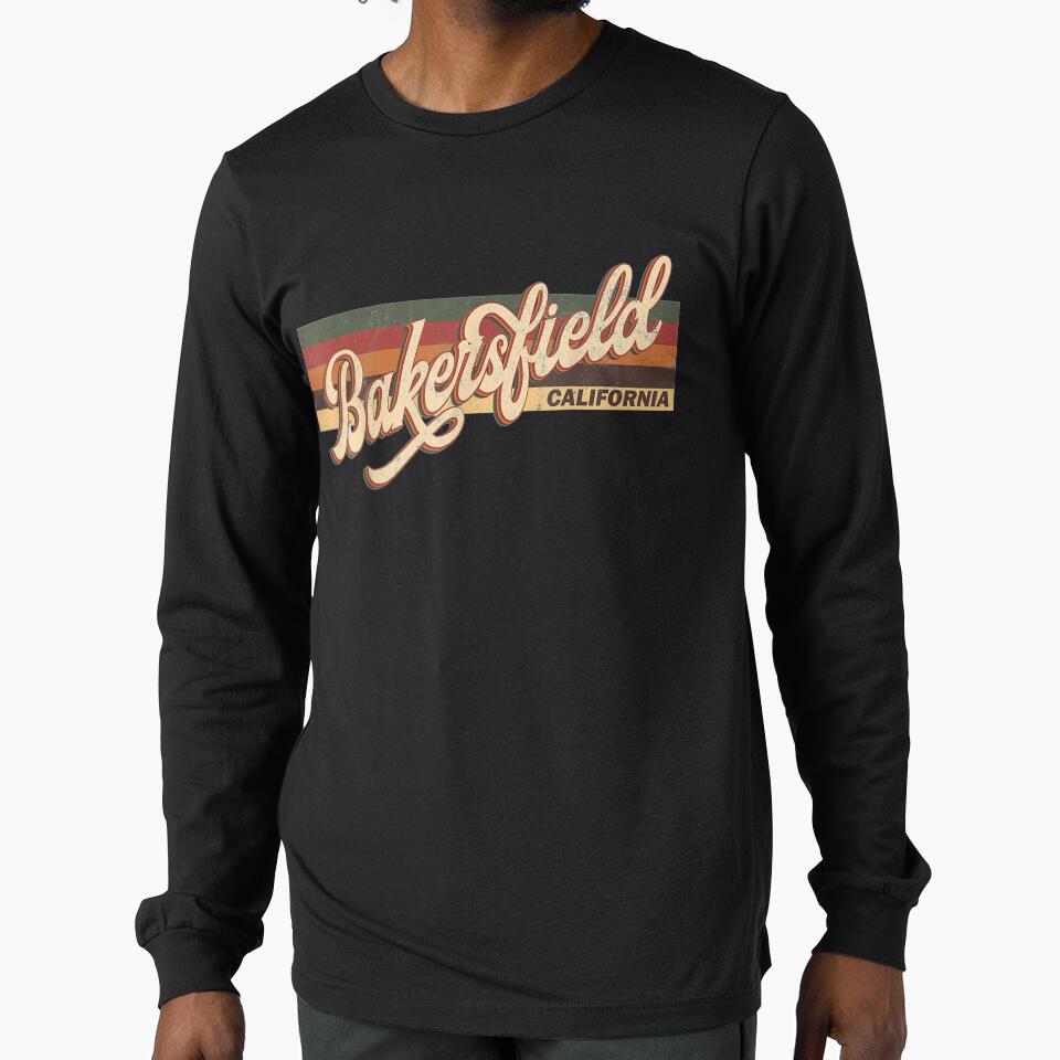 Vintage 80s 70s Bakersfield Retro Bakersfield California by sariyahharry