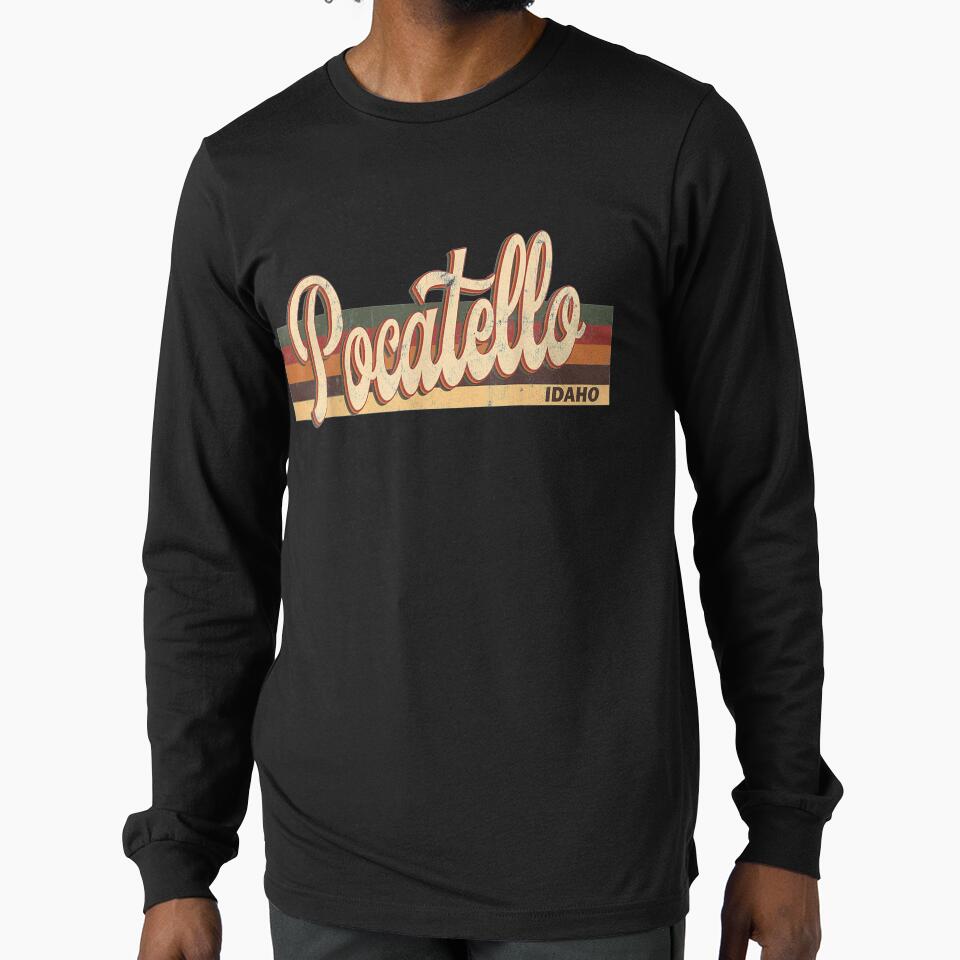 Vintage 80s 70s Pocatello Retro Idaho by manidala