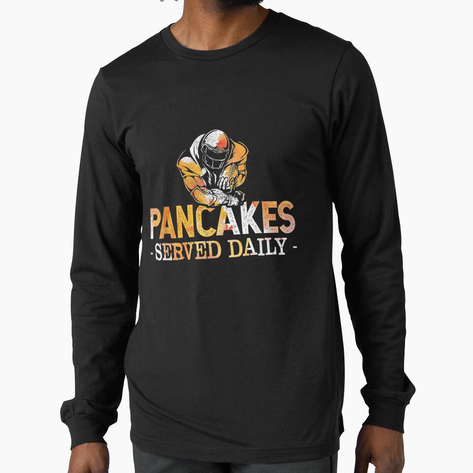 Pancakes Served Daily Lineman Lover Gift by leonavi